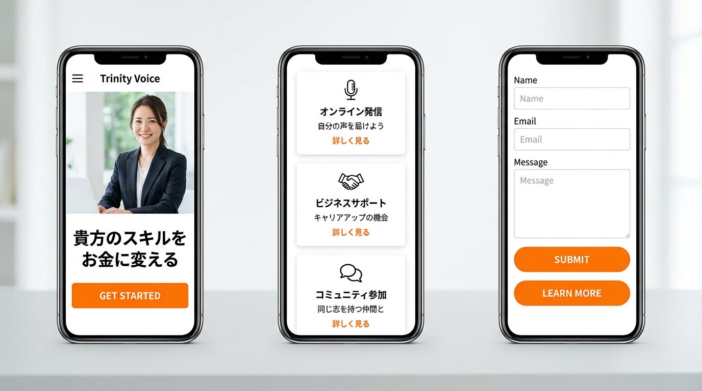 モバイル版デザイン案